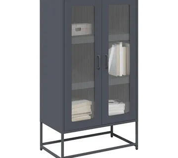 vidaXL Visoka ploča antracit 68x39x123 cm čelik - Venlo