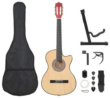 vidaXL 12-dijelni set akustične gitare Western s prorezom i 6 žica 38" - Venlo
