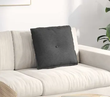 vidaXL Jastuk za leđa Tamnosiva 50 x 45 cm Kordura tekstil - Venlo