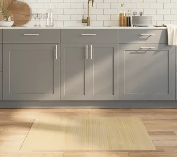 vidaXL Tepih pravokutni svijetli prirodni 70 x 100 cm od bambusa - Venlo