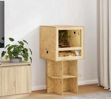 vidaXL Terarij Smeđa 50 x 50 x 50 cm OSB - Venlo