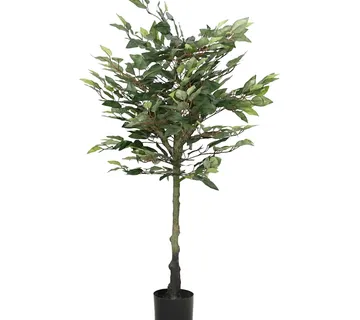 vidaXL Umjetno stablo fikusa 480 listova 130 cm zeleno - Venlo