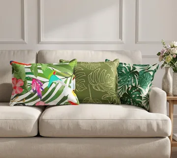 vidaXL Presvlaka za jastuk 2 kom. HOUTEN Uzorak lista 40 x 60 cm - Venlo