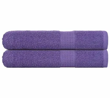 vidaXL Ručnici FROGN 2 kom ljubičasti 100x200 cm 360 g/m² - Venlo