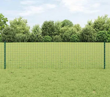vidaXL Euro ograda s postom 10 x 0,6 m Čelik premazan PVC-om Zelena - Venlo