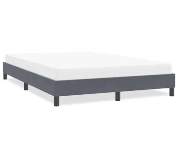 vidaXL Okvir kreveta bez madraca tamno sivi 160x220 cm baršun - Venlo