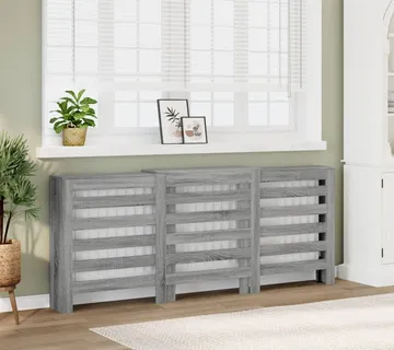vidaXL Pokrov za radijator hrasta sonome 205x21,5x83,5 cm - Venlo