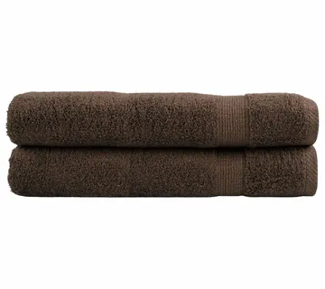 vidaXL Ručnici SOLUND 2 kom smeđi 100 x 200 cm 600 gsm - Venlo