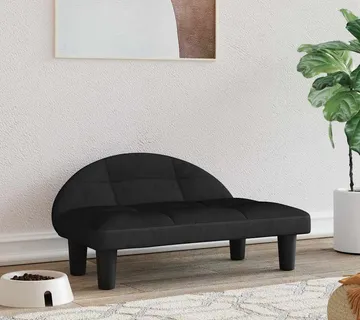 vidaXL Krevet za pse crni 70x52x30 cm baršunasti - Venlo