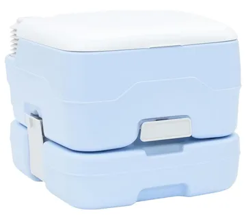 vidaXL Kamperski WC Svijetloplava i bijela 41,5 x 36,5 x 30 cm - Venlo