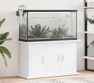 vidaXL Stalak za akvarij bijeli 101 x 41 x 58 cm od konstruiranog drva - Venlo