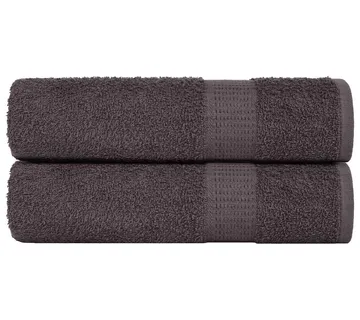 vidaXL Ručnici za kupanje FROGN 2 kom antracit 100x150 cm 360 g/m² - Venlo