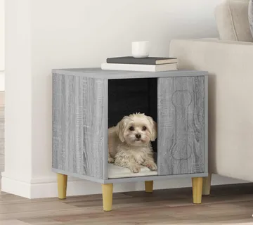 vidaXL Kućica za pse Siva Sonoma 44 x 42 x 49 cm Konstruirano drvo - Venlo