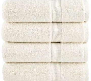 vidaXL Premium ručnici za ruke SOLUND 4 kom. krem 50x100 cm 600 g/m² - Venlo