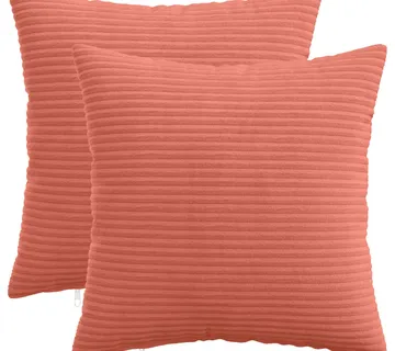 vidaXL Presvlaka za jastuk 2 pcs HEERLEN Crvena narančasta 35 x 35 cm - Venlo