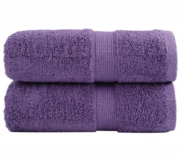 vidaXL Premium ručnici za pranje SOLUND 2 kom. ljubičaste 30x30 cm 600 g/m² - Venlo