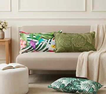 vidaXL Presvlaka za jastuk 12 kom. HOUTEN Dizajn lista 40 x 80 cm - Venlo