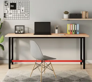 vidaXL Radni stol 180 x 55 x 81,5 cm od masivne bukovine i metala - Venlo