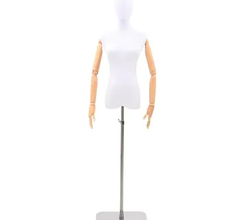 vidaXL Podesivi maneken 165-213 cm s postoljem Žena PP Bijela - Venlo