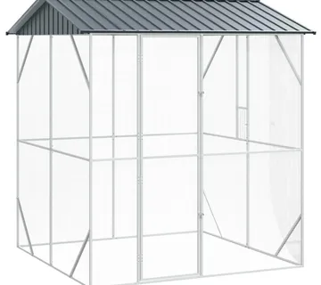 vidaXL Kavez za ptice Antracit 215 x 208 x 247 cm - Venlo