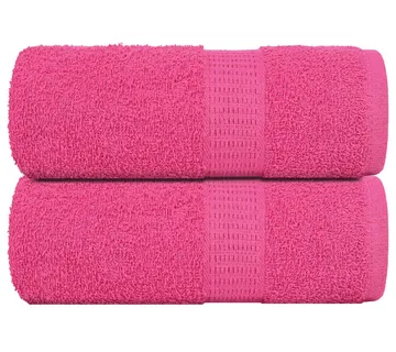 vidaXL Ručnici za pranje ŽABA 2 kom. Roze 30x30 cm 360 g/m² - Venlo