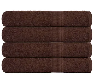 vidaXL Ručnici za saunu FROGN 4 kom smeđi 80x200 cm 360 g/m² - Venlo