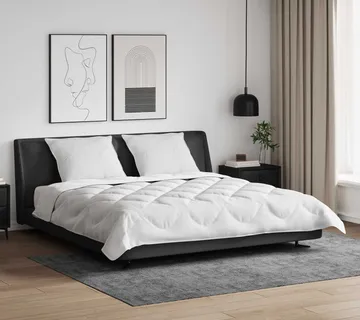 vidaXL Duvet s jastucima s jastukom 3 kom. Bijela Mikrovlakna - Venlo