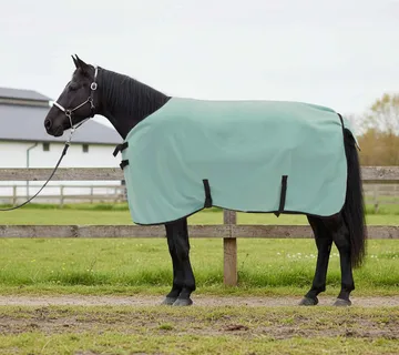 vidaXL Pokrivač za konje Specijalna zelena 105 cm Poliester Fleece - Venlo