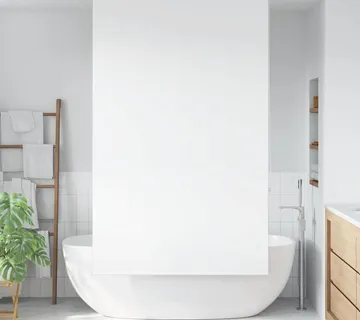 vidaXL Rolo zavjesa za tuš 130x240 cm širina tkanine 126 cm - Venlo