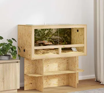 vidaXL Terarij Smeđa 100 x 50 x 50 cm OSB - Venlo