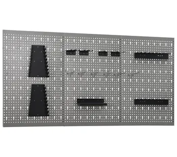 vidaXL Zidne ploče za alat 3 kom 40 x 58 cm čelične - Venlo