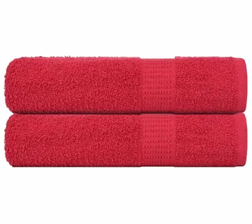 vidaXL Ručnici za ruke FROGN 2 kom. Crveni 50x100 cm 360 g/m² - Venlo