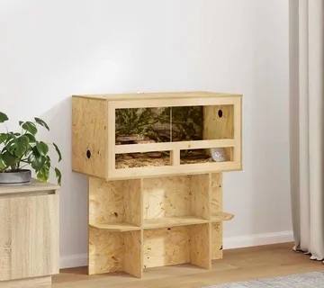 vidaXL Terarij Smeđa 80 x 40 x 40 cm OSB - Venlo