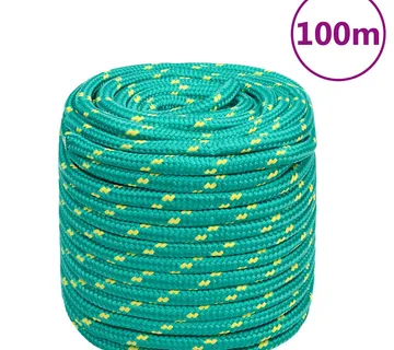 vidaXL Brodski konop zeleni 18 mm 100 m od polipropilena - Venlo