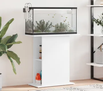 vidaXL Stalak za akvarij Bijeli 75x36x72,5 cm Konstruirano drvo - Venlo