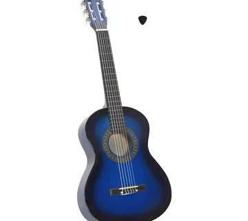 vidaXL Klasična gitara za početnike i djecu plava 1/2 34" - Venlo