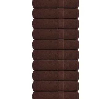 vidaXL Ručnici za ruke FROGN 10 kom smeđi 50x100 cm 360 g/m² - Venlo