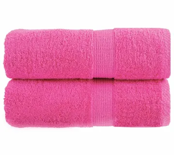 vidaXL Premium ručnici za pranje SOLUND 2 kom. ružičaste 30x30 cm 600 g/m² - Venlo