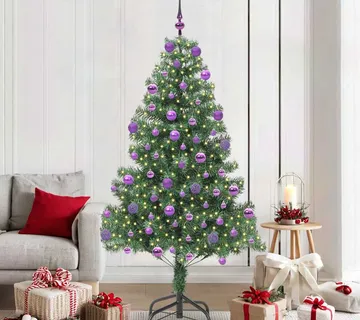 vidaXL Božićno drvce Zelena 210 cm PVC - Venlo