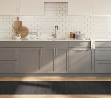 vidaXL Tepih pravokutni sivi 70 x 500 cm od bambusa - Venlo