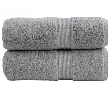 vidaXL Premium ručnici za pranje SOLUND 2 kom. sive 30x30 cm 600 g/m² - Venlo