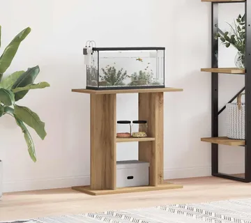 vidaXL Stalak za akvarij boja hrasta 60x30x60 cm konstruirano drvo - Venlo