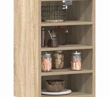 vidaXL Viseći ormarić "Riga" hrast sonoma 40x29,5x60 cm inženjerski drvo - Venlo
