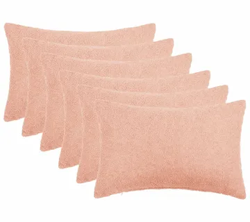 vidaXL Presvlaka za jastuk 6 pcs HEERLEN Ružičasta 30 x 50 cm Bouclé - Venlo
