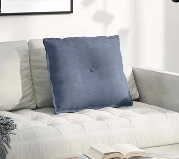 vidaXL Jastuk za leđa Plava 60 x 50 cm Kordura tekstil - Venlo