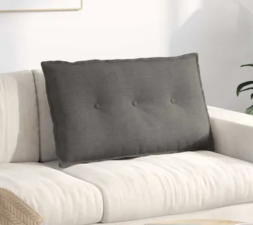 vidaXL Jastuk za leđa Svjetlosiva 80 x 50 cm Kordura tekstil - Venlo