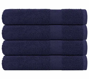 vidaXL Ručnici FROGN 4 kom tamnoplavi 100x200 cm 360 g/m² - Venlo