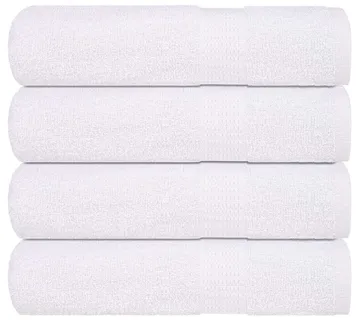 vidaXL Ručnici za tuširanje FROGN 4 kom bijeli 70x140 cm 360 g/m² - Venlo
