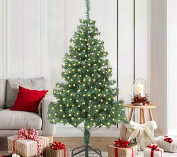 vidaXL Božićno drvce Zelena 180 cm PVC - Venlo
