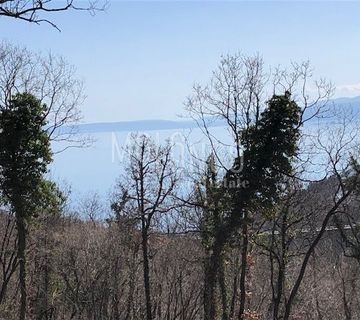 BREGI, građevinski teren s dozvolom i pogledom na Kvarner - cover
